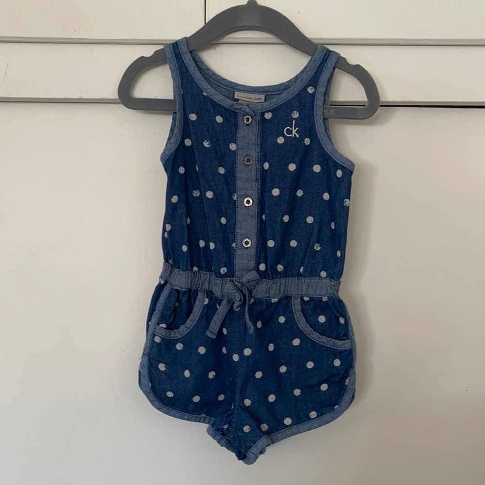Calvin Klein Sleeveless Romper